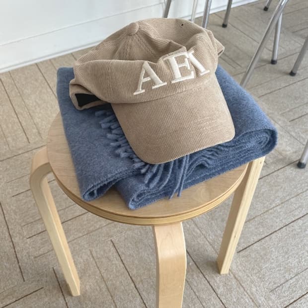 Aeiou 아에이오우 볼캡 코듀로이 베이지