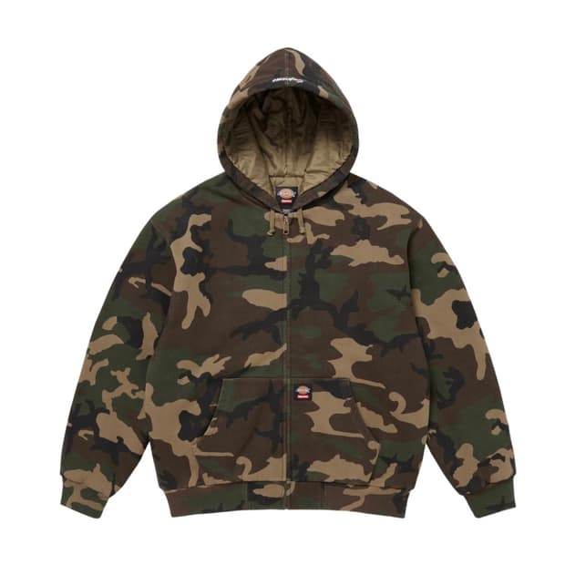 [새상품] 슈프림 디키즈 후드 25FW 카모 L