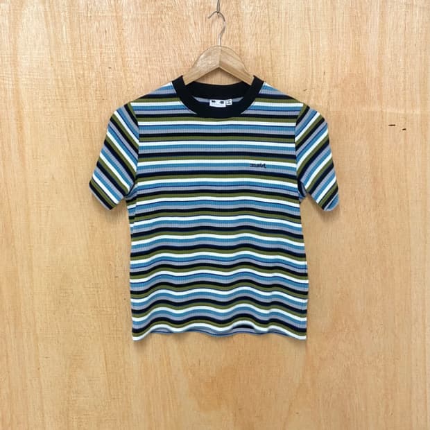 X-GIRL stripe t-shirts 엑스걸 스트라이프 크롭티