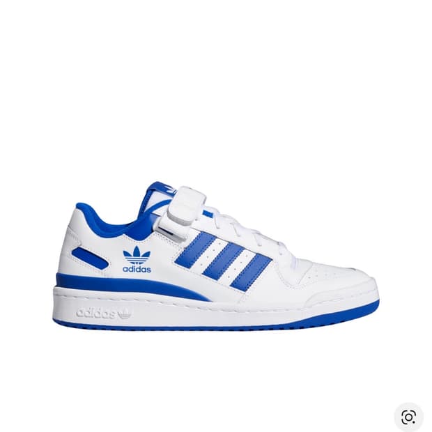 아디다스 포럼 로우 화이트 로얄블루 240