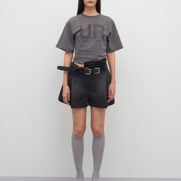 Lcdc 프린트 크롭티셔츠