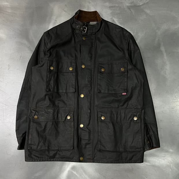  벨스타프 왁스 코튼 자켓 y14461