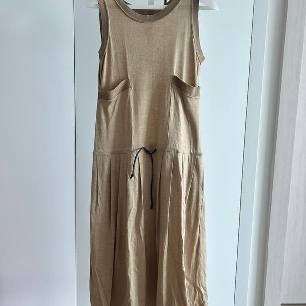 90‘sIssey Miyake Hai 린넨 맥시 드레스