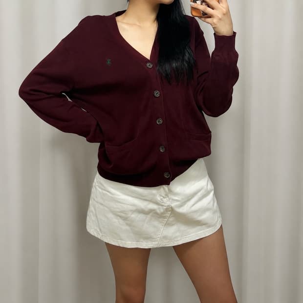 폴로 랄프로렌 피마코튼 브이넥 니트 가디건