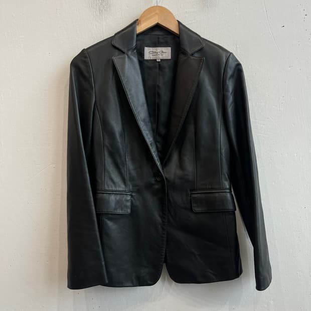CITY Gee 양가죽 블레이저 자켓 우먼즈
