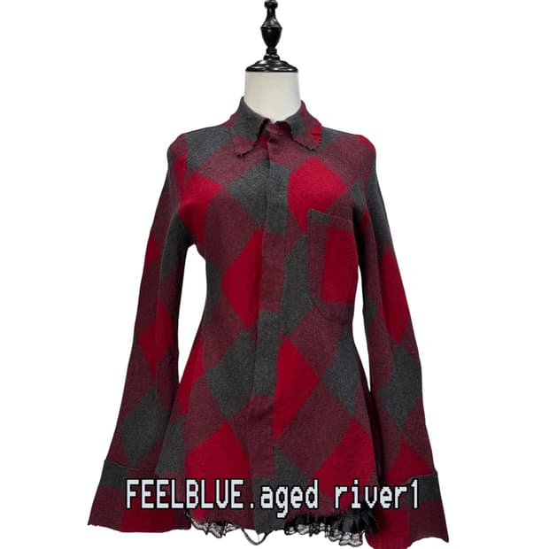 Grunge Tartan Red Shirt