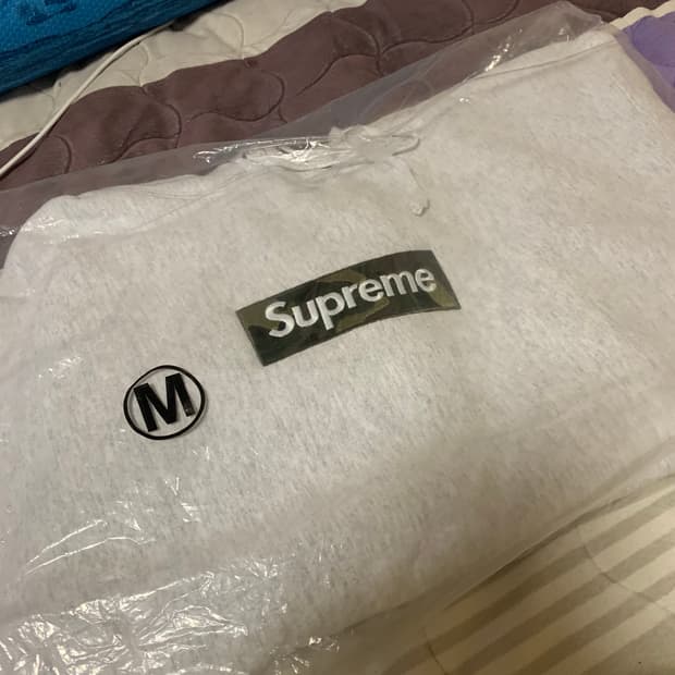 슈프림 23fw 박스로고 후드 카모