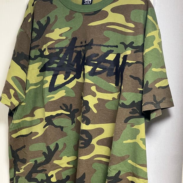스투시 카모 티셔츠 XL