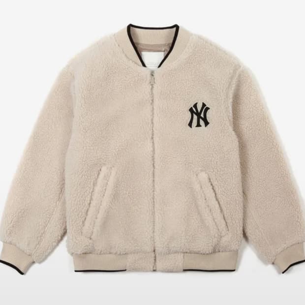 mlb 양털 후리스 베이스볼 점퍼