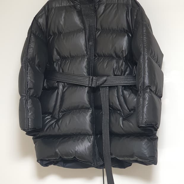 leeseed 오버사이즈 하이넥 구스다운