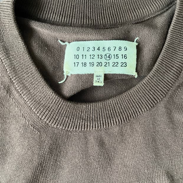 마르지엘라 엘보 니트