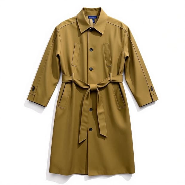 ADERERROR 아더에러 톤 라벨 매치 트렌치 코트 새상품