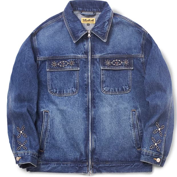 가먼츠팹 Gemstone Denim Jacket 데님 자켓 청자켓 L
