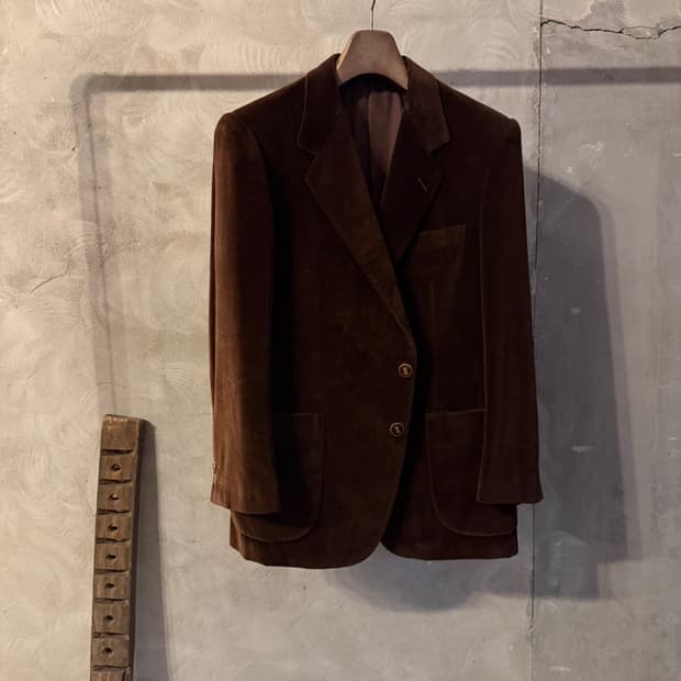 이브생로랑 벨루어  테일러드 자켓 남성슬림100-100