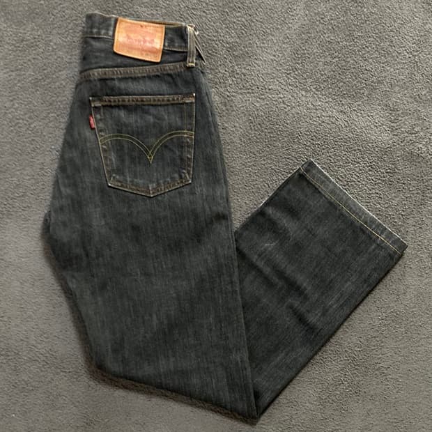 리바이스 503 블랙진 W29 L34