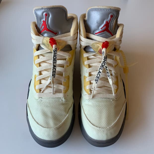 [270] 오프화이트 조던5 파이어레드