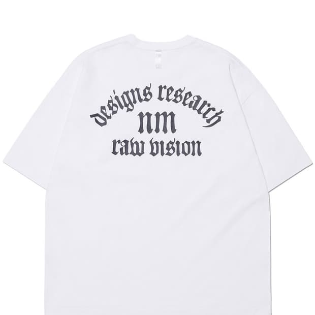 노매뉴얼 R.V ARCH LOGO T-SHIRT - WHITE