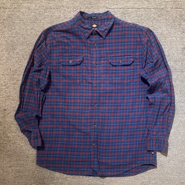 (L) Dickies 디키즈 체크 셔츠