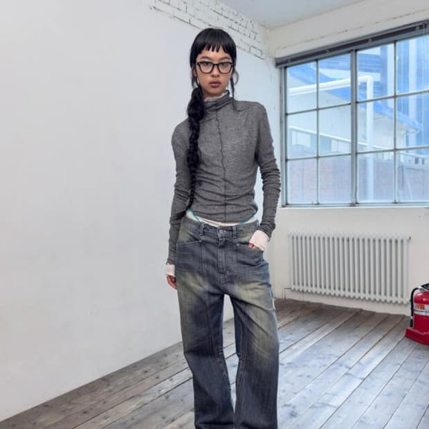 포르테나 데님 미시착 새상품 S사이즈