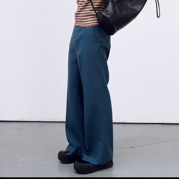 RECTO 24s/s 파도바 스트레이트핏 팬츠 블루(M) see