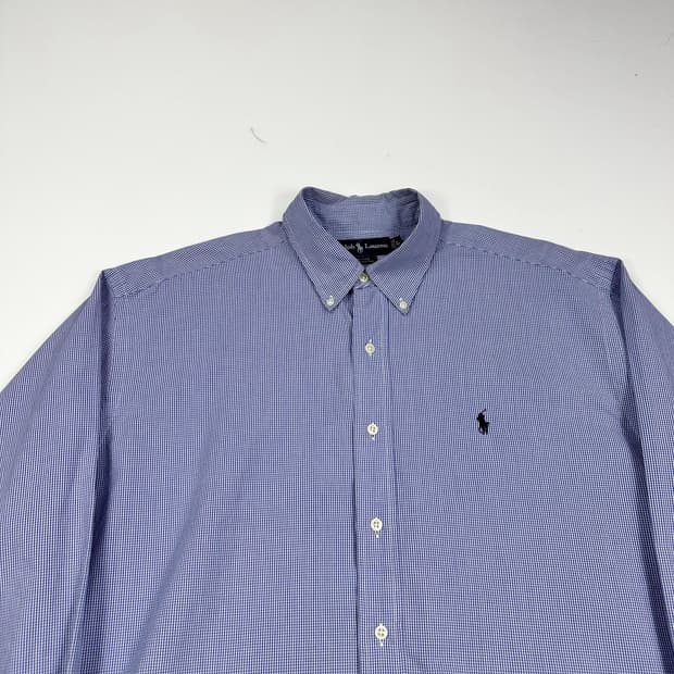 폴로 랄프로렌 포니 클래식 체크셔츠 (실측 XL)