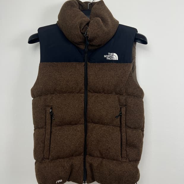 O018 노스페이스 700 조끼 패딩