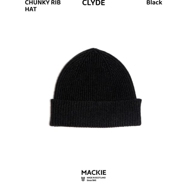 로버트맥키 Clyde Hat 블랙 비니