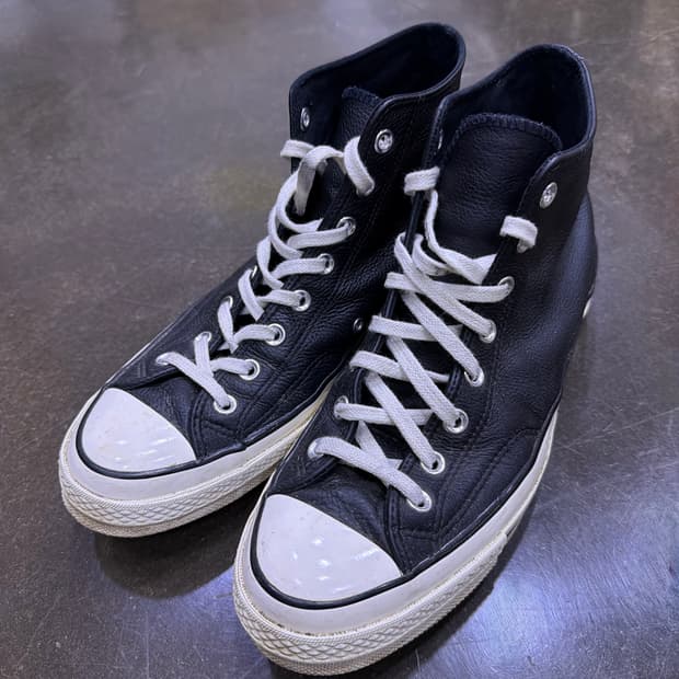 컨버스 올스타 척테일러 70 하이 레더 가죽 블랙 280