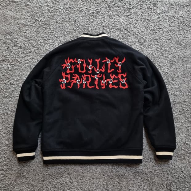 와코마리아 리버서블 양면 스카쟌 스타디움 수베니어 자켓 M 빈티지
