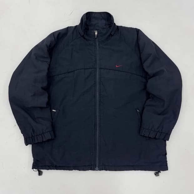 나이키 00s 버건디 스우시 올드스쿨 바람막이 점퍼 자켓