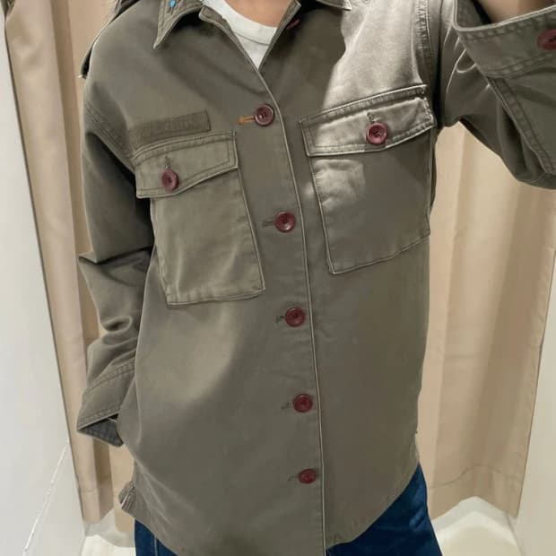 Wcloset 유틸리티 필드 셔츠 자켓 R2715
