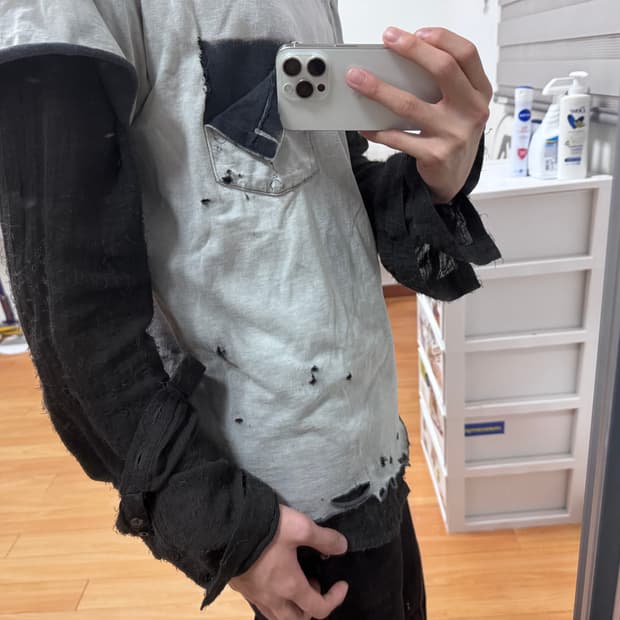 blackmerle double sleeve endo gray [M]
