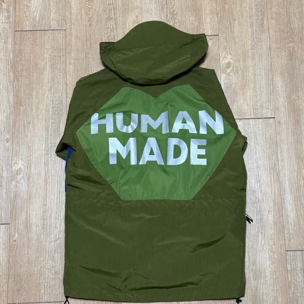 휴먼메이드 쉘 자켓 올리브