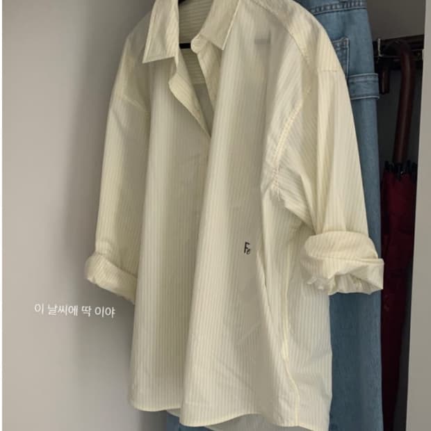 포에토 먼데이쿨 스트라이프 셔츠