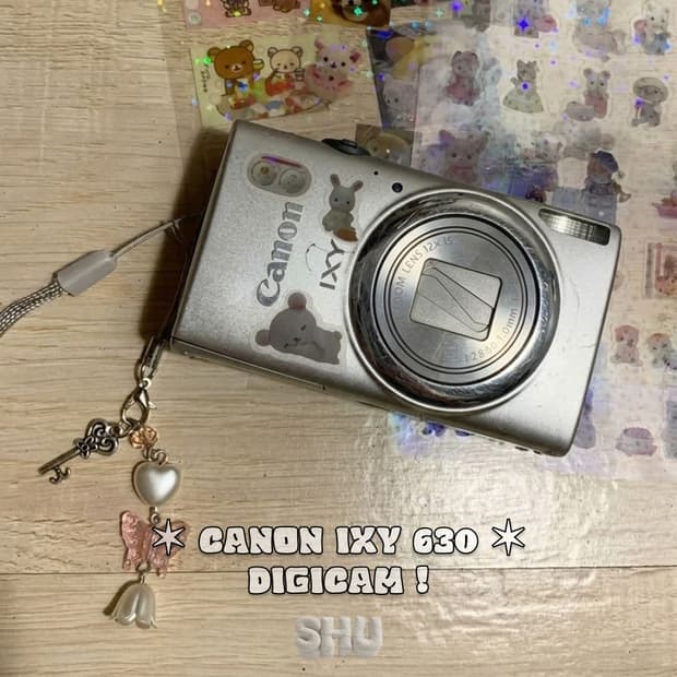 캐논 익시 IXY 630(익서스 IXUS 265hs) 빈티지 디카 실버