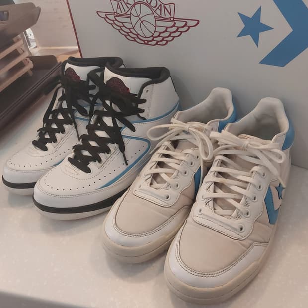 조던2 x 컨버스 팩 Alumini
남성용 250사이즈 2족