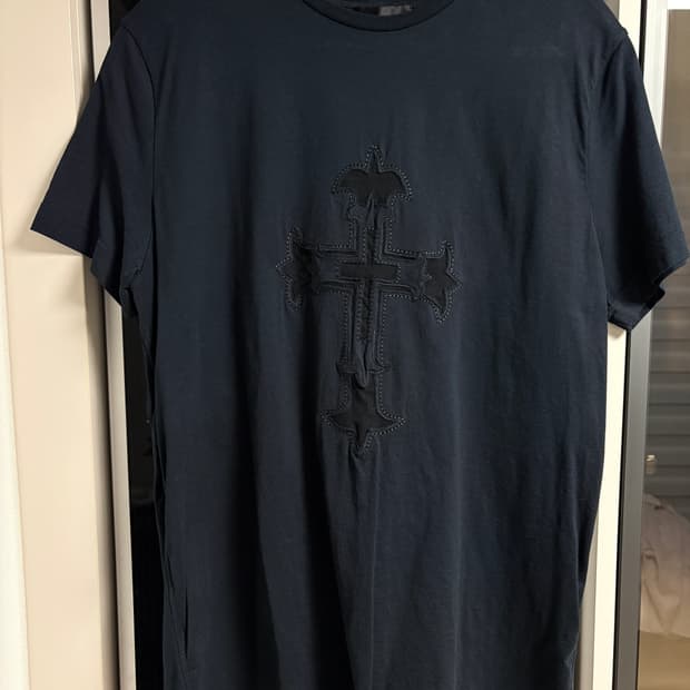 존 리치몬드 블랙 크로스 반팔티