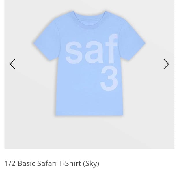 safarispot 1/2 Basic Safari T-Shirt-sky