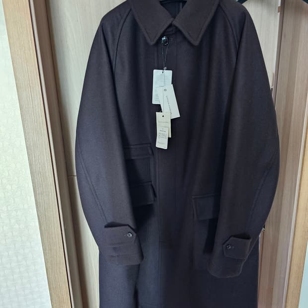 캡틴선샤인 25fw 트레블러 발마칸 코트 브라운 6 사이즈 ( 44 )