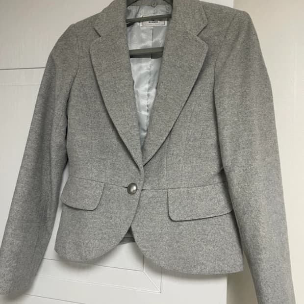 여성 앙고라양모혼방 슬림핏 자켓