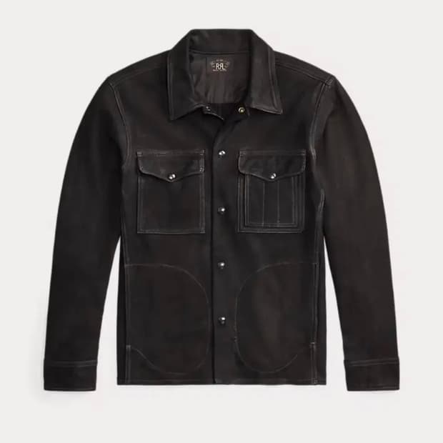 RRL 더블알엘 러프아웃 스웨이드 워크셔츠 m새상품