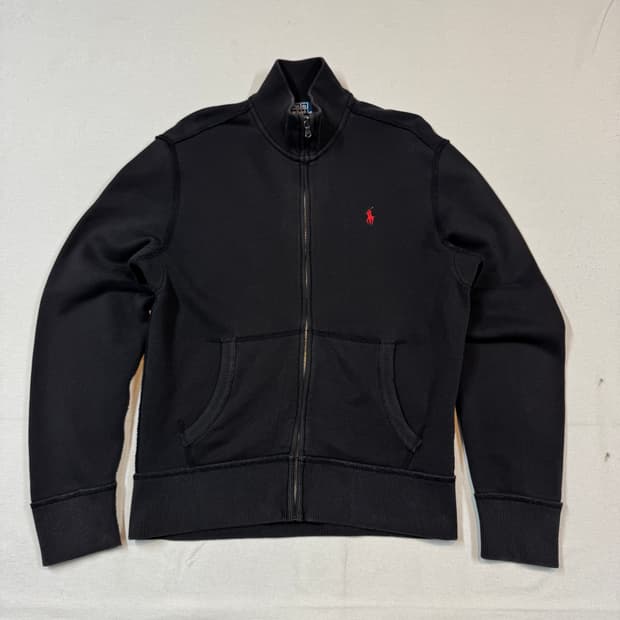 L) 폴로 랄프로렌 블랙 코튼 집업