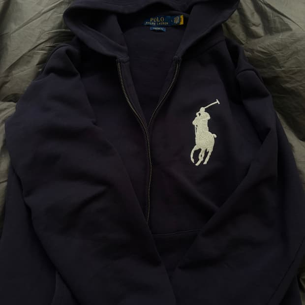 폴로 빅포니 후드집업