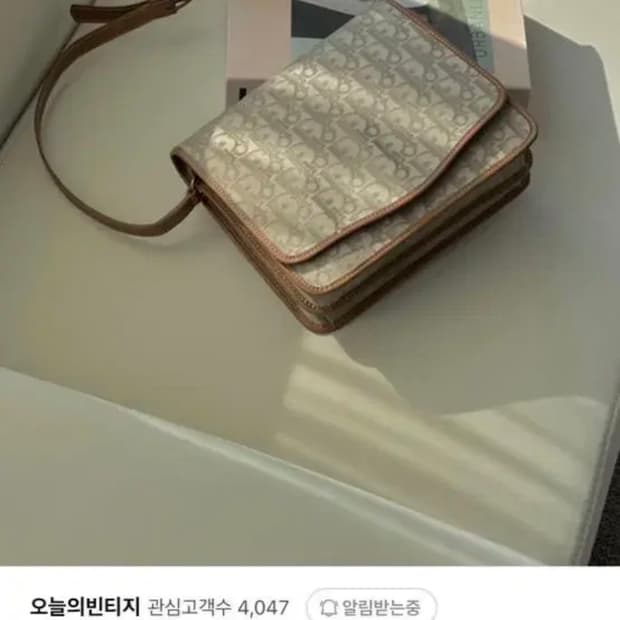 (빈티지) 디올 오블리크 스퀘어백