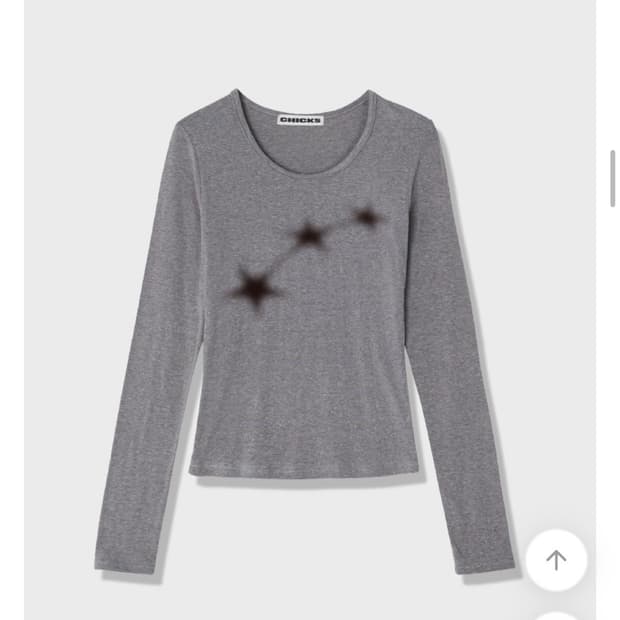 칙스 그레이 스타라이트 롱슬리브