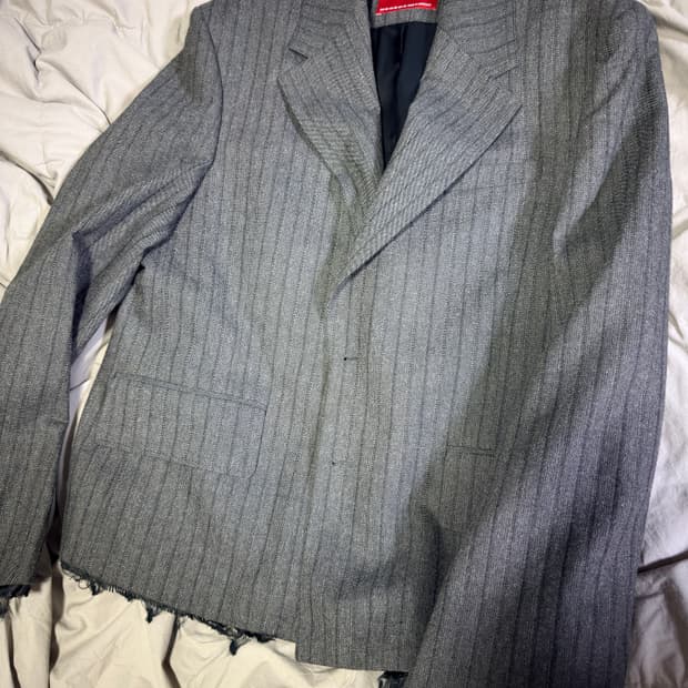 자라 해리 램버트 스트라이프 자켓