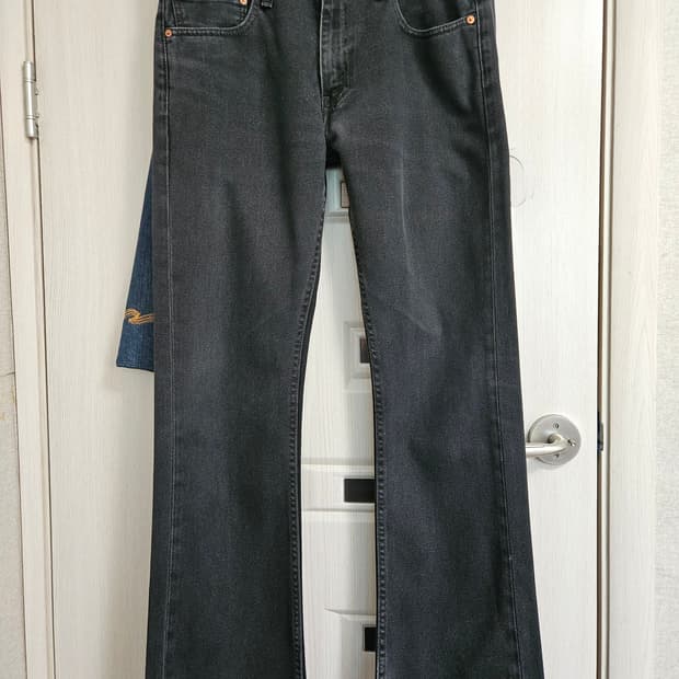 Levis 527 34x32 리바이스 부츠컷 블랙진