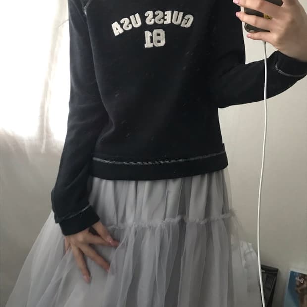 게스USA 스티치 니트