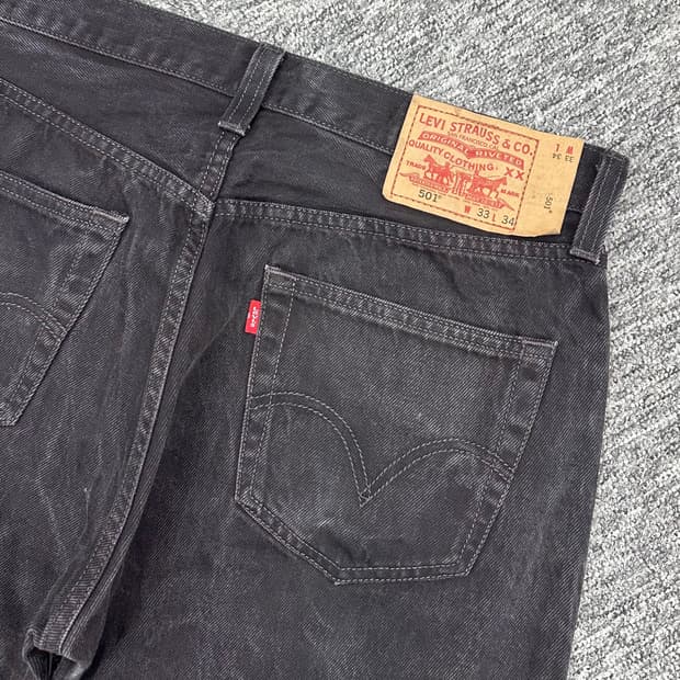 (허단42)00'S 리바이스 501 블랙워싱-M1920