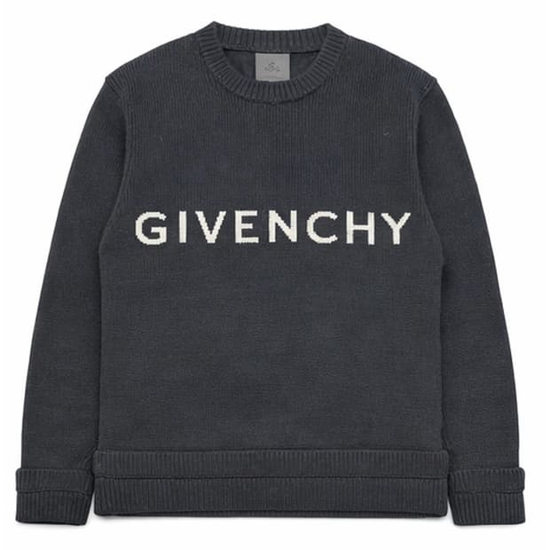 지방시 블랙 로고 니트 스웨터